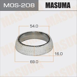 Прокладка глушителя Masuma для Suzuki Grand Vitara III 2005-2015. Артикул MOS-208