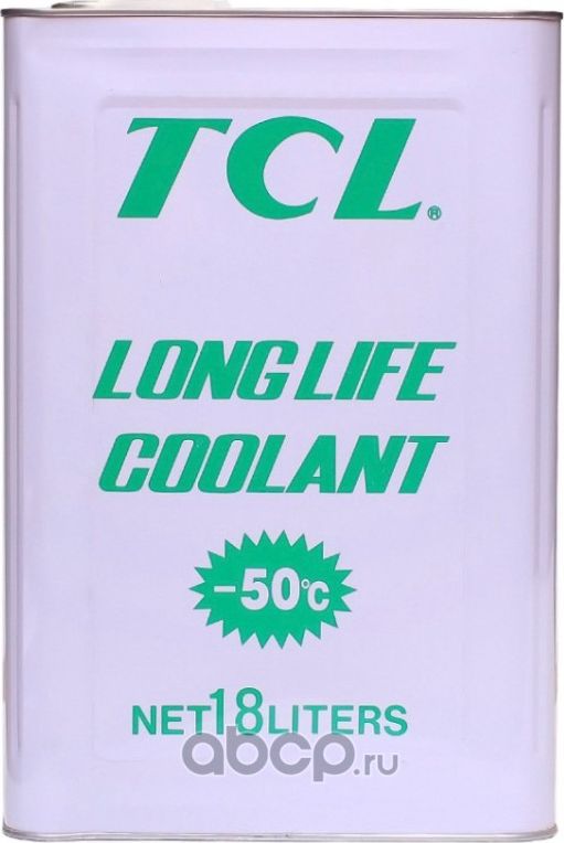 АНТИФРИЗ TCL LLC -50C зеленый, 18 л TCL. Артикул LLC00758