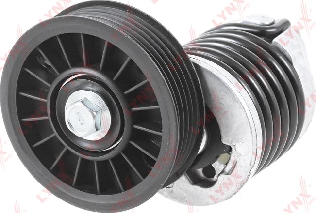 Натяжной ролик (натяжитель) приводного клинового зубчатого ремня LYNXauto. Артикул PT-3164