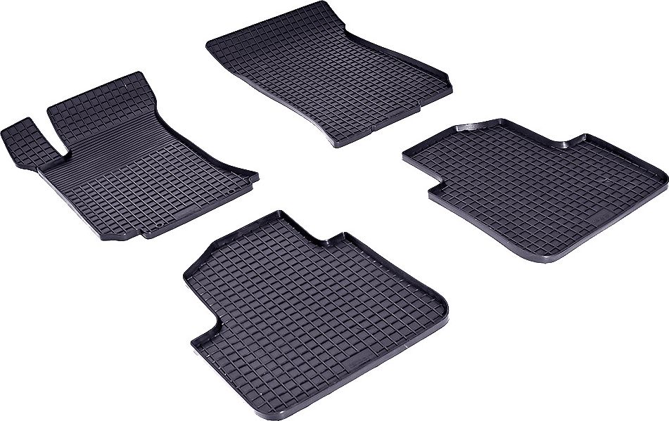 Коврики резиновые Seintex с узором сетка для салона Mercedes-Benz R-Класс W251 2005-2026. Артикул 85087