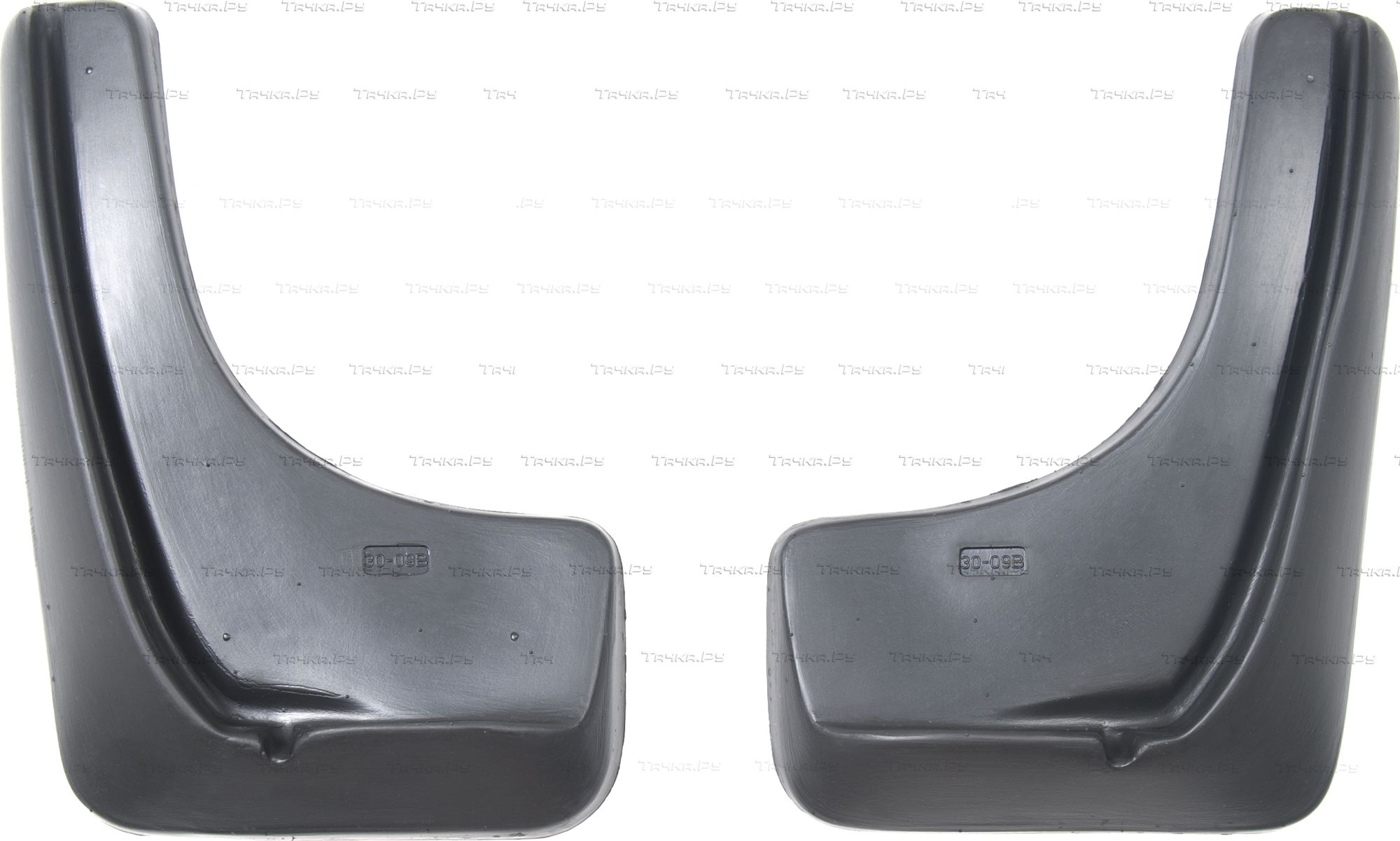 Брызговики 3D Norplast задняя пара для Honda Civic VIII хэтчбек 5-дв. 2006-2011. Артикул NPL-Br-30-09B