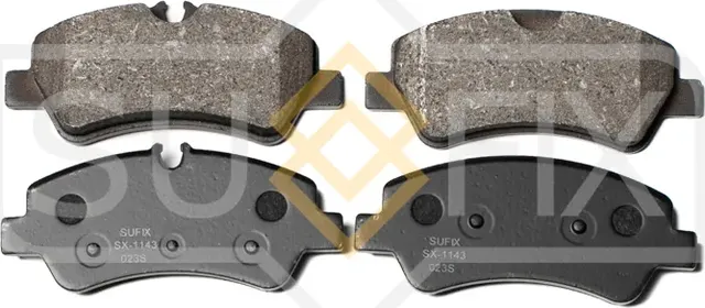 Колодки дисковые тормозные задние правые/левые FORD TRANSIT V363 Bus (FAD, FBD) (Sufix). Артикул SX1143
