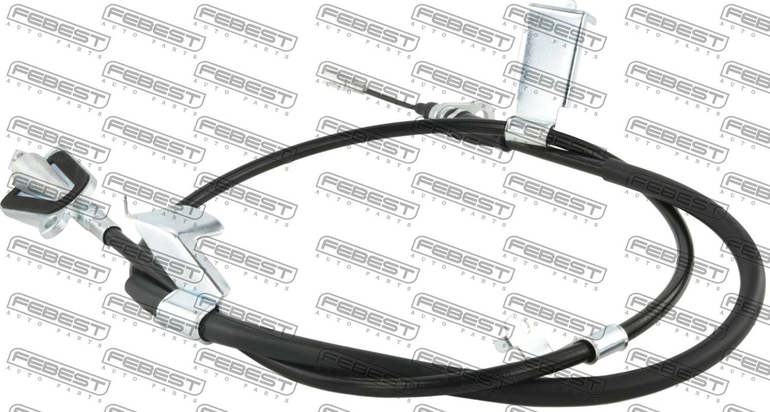 Трос ручника (тросик ручного тормоза) Febest. Артикул 02100-T30LH