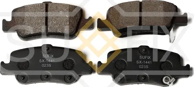 Колодки тормозные дисковые | зад прав/лев | (Sufix). Артикул SX-1441