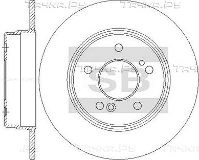 Тормозной диск Sangsin Hi-Q. Артикул SD5529