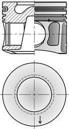 Поршень Kolbenschmidt. Артикул 41008600