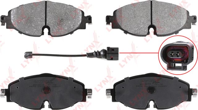Тормозные колодки LYNXauto для Skoda Octavia A8 2019-2026. Артикул BD-8043