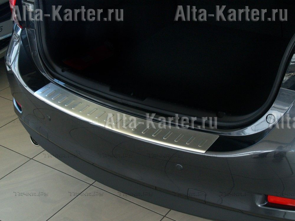 Накладка Avisa на задний бампер для Mazda 6 III универсал 2012-2026. Артикул RB-MZ641