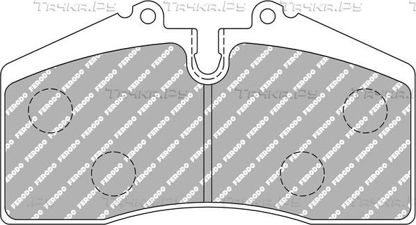 Тормозные колодки FERODO RACING DS2500. Артикул FCP560H