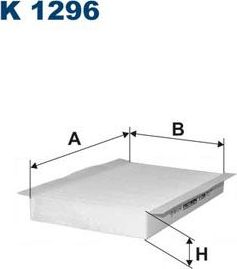 Салонный фильтр Filtron для Land Rover Discovery III 2004-2009. Артикул K 1296