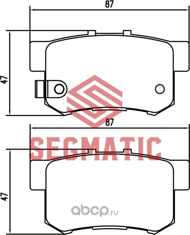 Колодки тормозные дисковые (Segmatic). Артикул SGBP2575