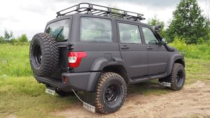 Расширитель колёсной арки задний правый АВС-Дизайн 105 мм (М) на УАЗ Patriot 2015-2026. Артикул ABC.UAZ.FFWA.002RM