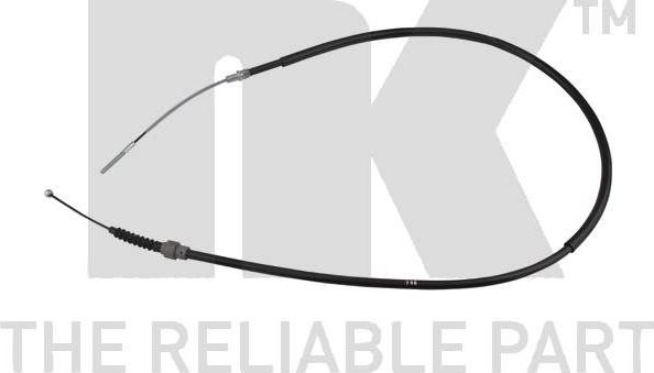 Трос ручника (тросик ручного тормоза) NK задний для SEAT Toledo I 1991-1999. Артикул 909912