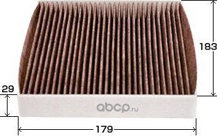 Фильтр салонный угольный (VIC). Артикул AC933EX