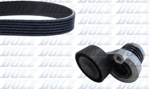 Ремень ГРМ с роликами (комплект) Dolz. Артикул SKD202A