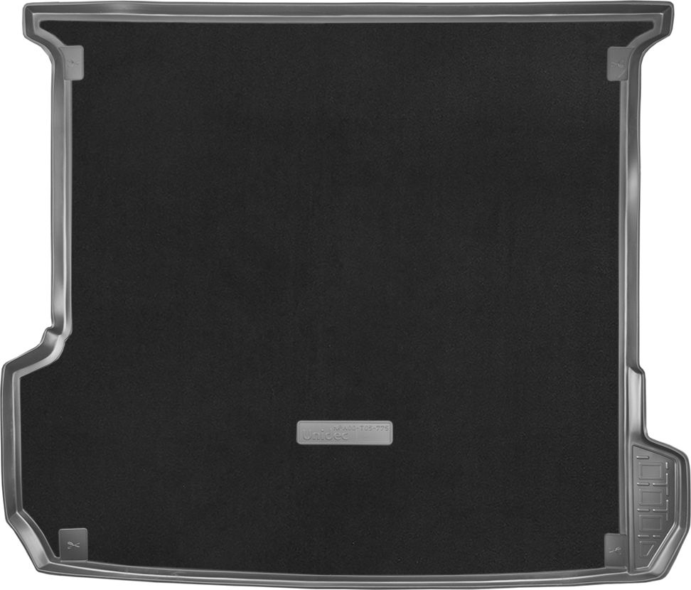 Коврик Норпласт комбинированный для багажника (7 мест, сложенный 3 ряд) Audi Q7 II 2015-2026. Артикул NPA00-T05-775-CM