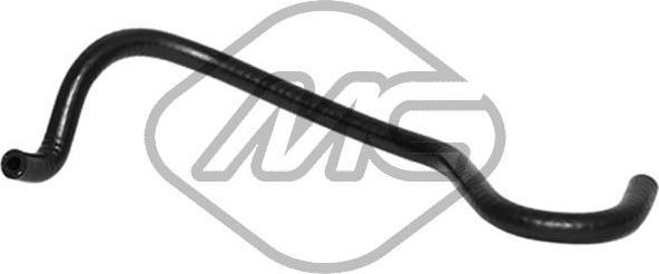 Патрубок радиатора (системы охлаждения) Metalcaucho. Артикул 07387