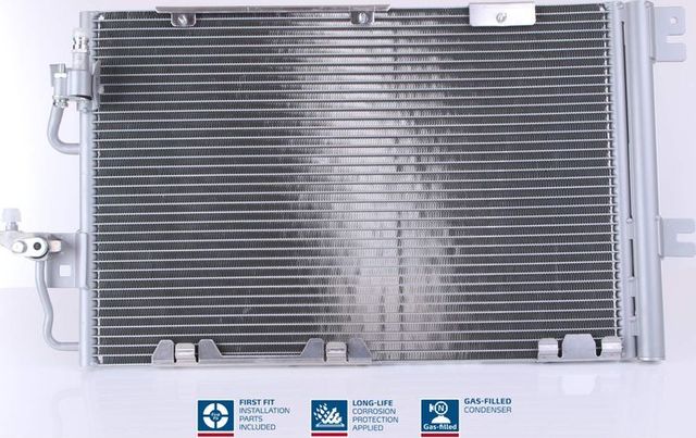 Радиатор кондиционера (конденсатор) Nissens (алюминий) для Opel Astra H 2004-2010. Артикул 94809