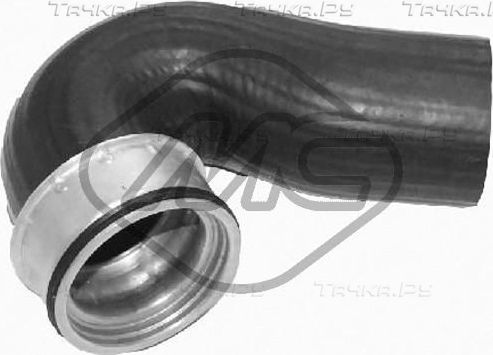 Патрубок интеркулера Metalcaucho нижний для Skoda Superb I 2001-2008. Артикул 09074