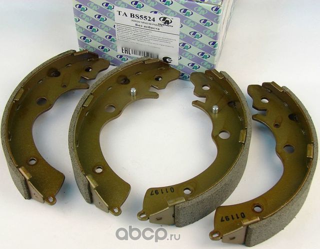 Барабанные тормозные колодки (Trustauto). Артикул TABS5524