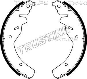 Тормозные колодки Trusting задние для Kia Sportage I 1994-2003. Артикул 049.149