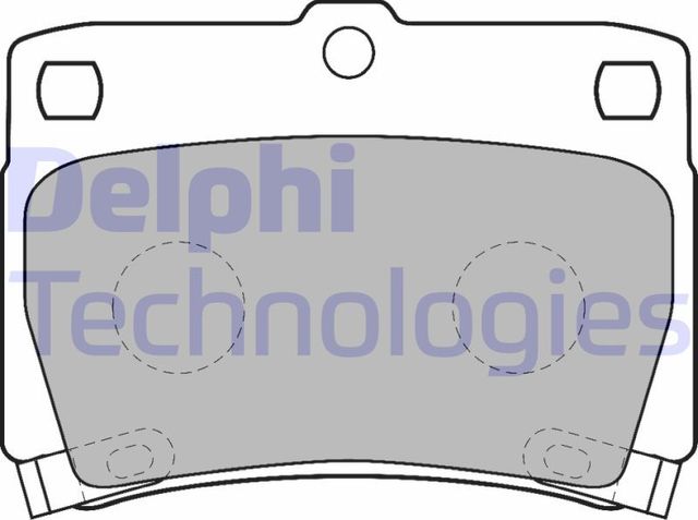 Тормозные колодки Delphi (Low-Metallic). Артикул LP1546