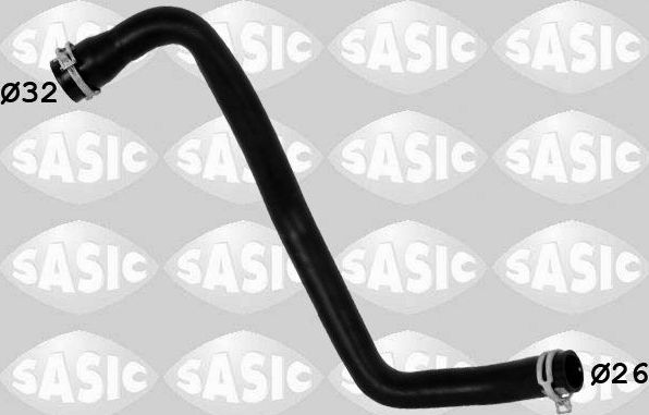 Патрубок радиатора (системы охлаждения) Sasic. Артикул 3400198