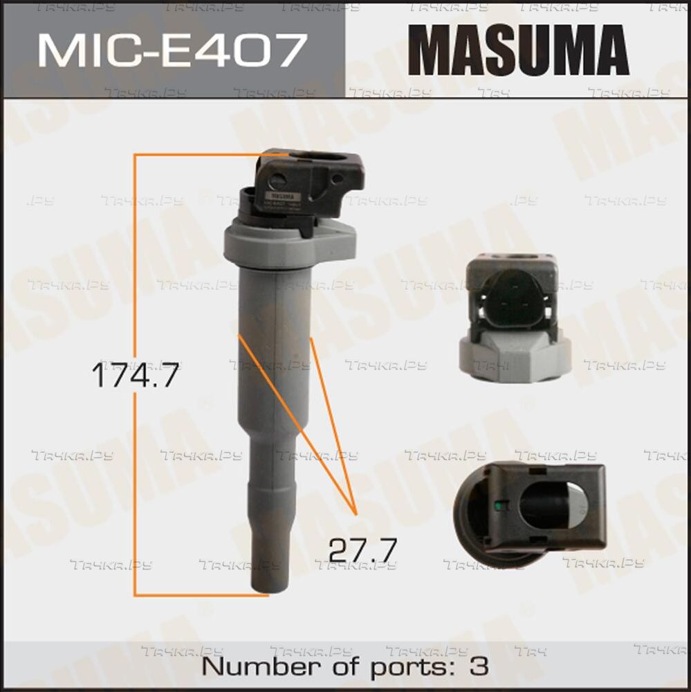 Катушка зажигания Masuma для BMW 5 VI (F10/F11/F07) 2011-2013. Артикул MIC-E407