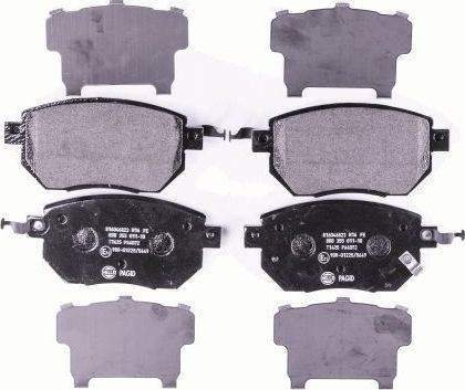 Тормозные колодки Hella. Артикул 8DB 355 011-101