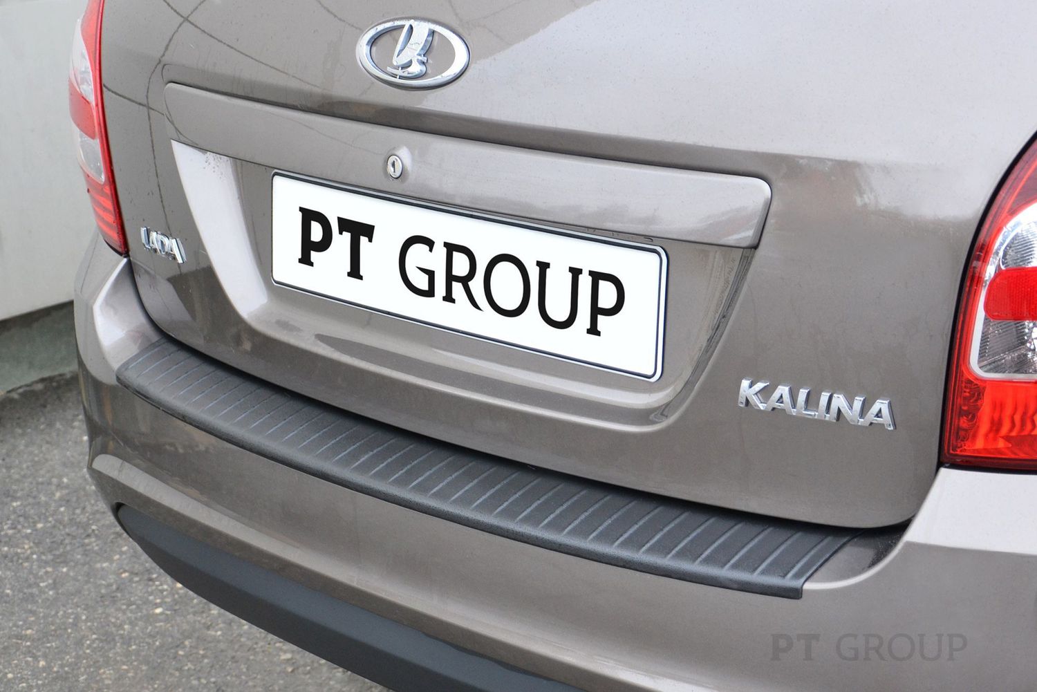 Накладка PT Group на задний бампер (ABS) для Lada Granta I рестайлинг универсал 2018-2026. Артикул 01170207
