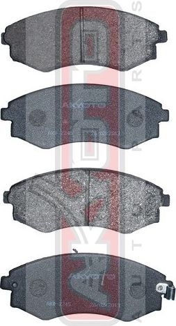 Тормозные колодки Akyoto Packing AKYOTO передние для Nissan Maxima A33 2000-2003. Артикул AKD-2245