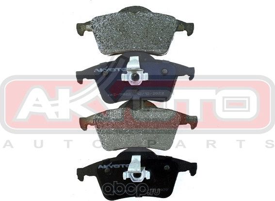 КОЛОДКИ ТОРМОЗНЫЕ (Akyoto). Артикул AKD9822