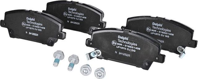 Тормозные колодки Delphi (Low-Metallic). Артикул LP1970