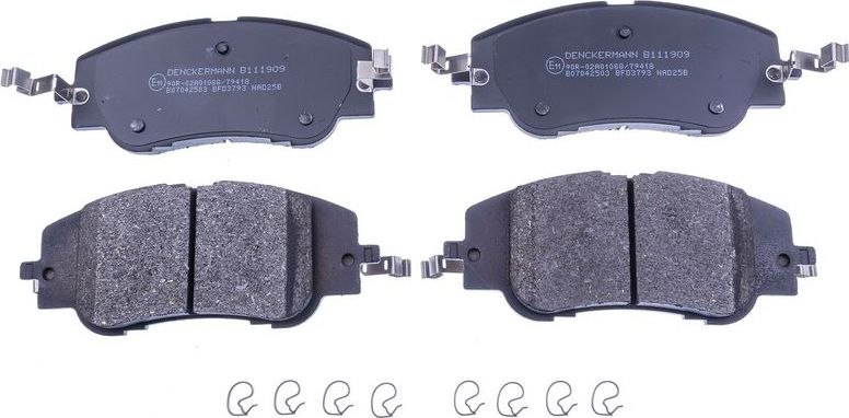 Тормозные колодки Denckermann. Артикул B111909