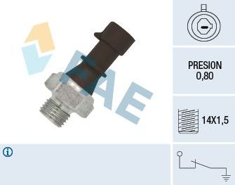 Датчик давления масла FAE. Артикул 12570
