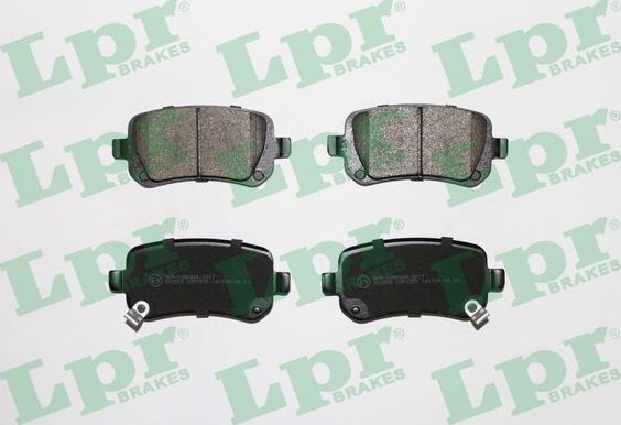 Тормозные колодки LPR задние для Fiat Freemont 2011-2012. Артикул 05P1550