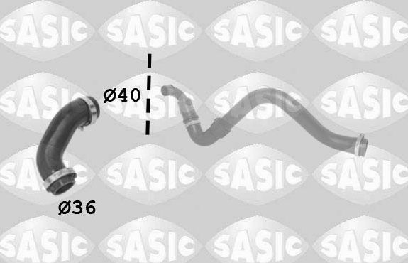 Патрубок интеркулера Sasic. Артикул 3334056