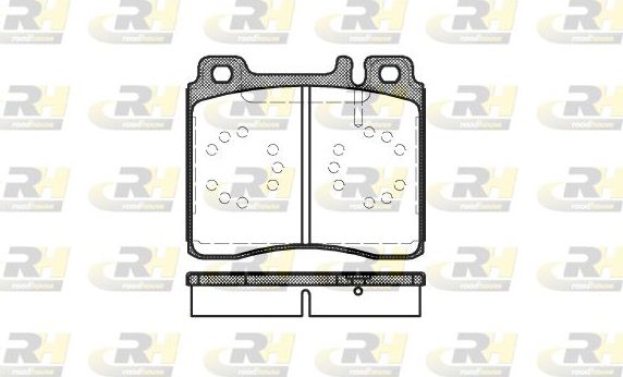 Тормозные колодки RoadHouse. Артикул 2420.00