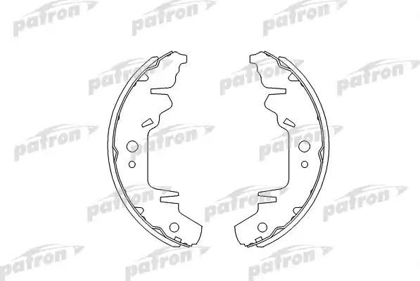 Тормозные колодки Patron. Артикул PSP568