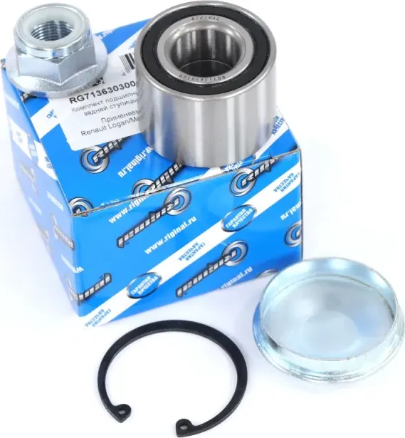 ПОДШИПНИК ЗАДНЕЙ СТУПИЦЫ КОМПЛЕКТ RENAULT LOGAN/MEGANE/SANDERO/LARGUS/NISSAN MIC (Riginal). Артикул RG713630300