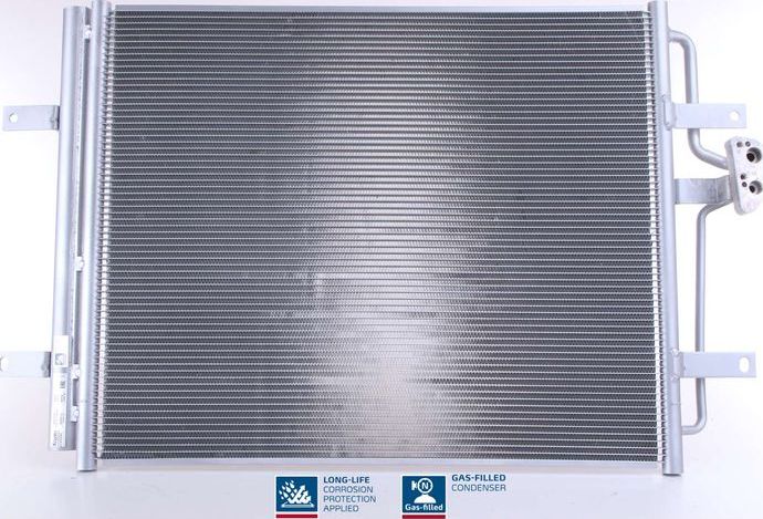 Радиатор кондиционера (конденсатор) Nissens (алюминий). Артикул 940584