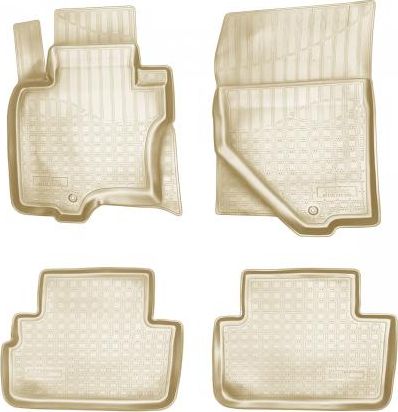 Коврики Норпласт для салона Infiniti QX70 2013-2026 Бежевые. Артикул NPA10-C33-530Beige
