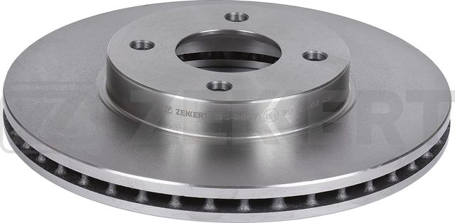 Тормозной диск Zekkert передний для Nissan Micra K13 2010-2016. Артикул BS-6687
