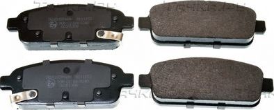 Тормозные колодки Denckermann задние для Chevrolet Aveo II 2013-2015. Артикул B111153