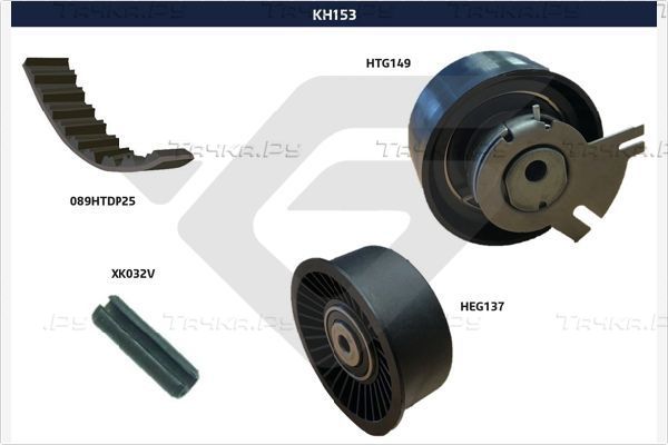 Ремень ГРМ с роликами (комплект) Hutchinson для Nissan Primastar I 2003-2014. Артикул KH 153