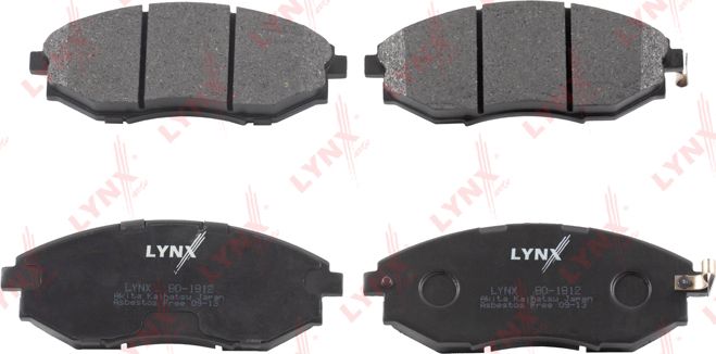 Тормозные колодки LYNXauto. Артикул BD-1812