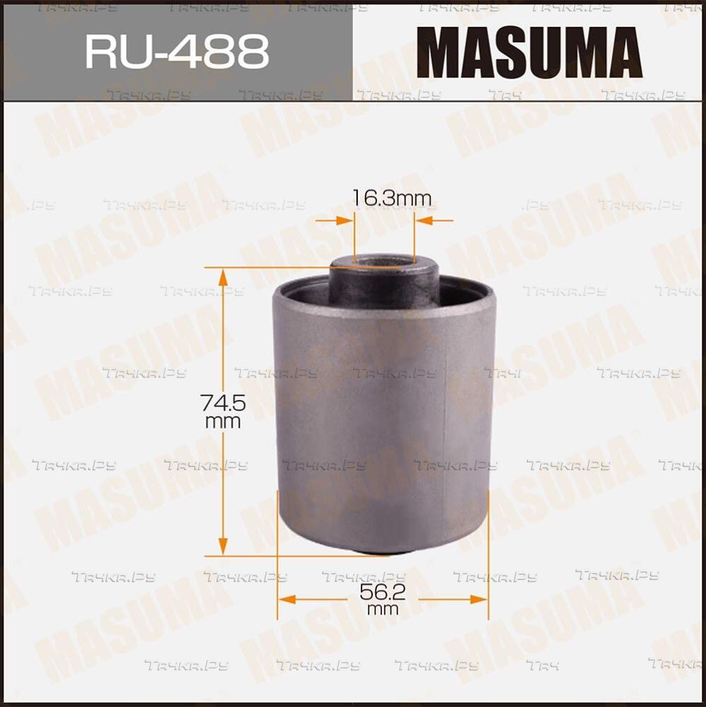 Сайлентблок заднего рычага подвески Masuma. Артикул RU-488