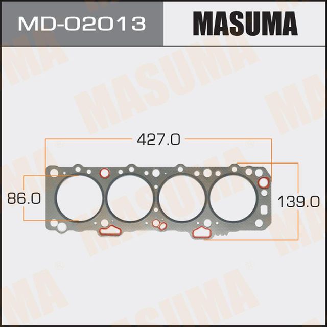 Прокладка ГБЦ Masuma. Артикул MD-02013
