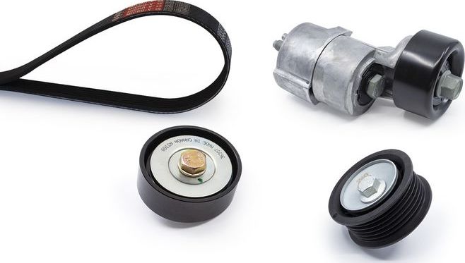 Приводной ремень поликлиновой с роликами (комплект) Gates Micro-V®. Артикул K076PK2160