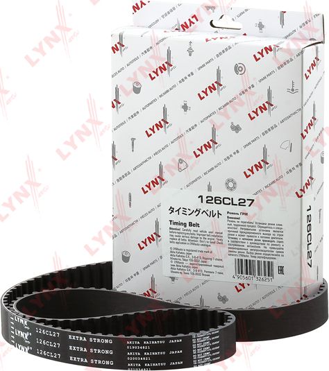 Ремень ГРМ LYNXauto для Renault Megane IV 2010-2015. Артикул 126CL27
